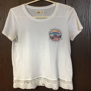 White crop top
