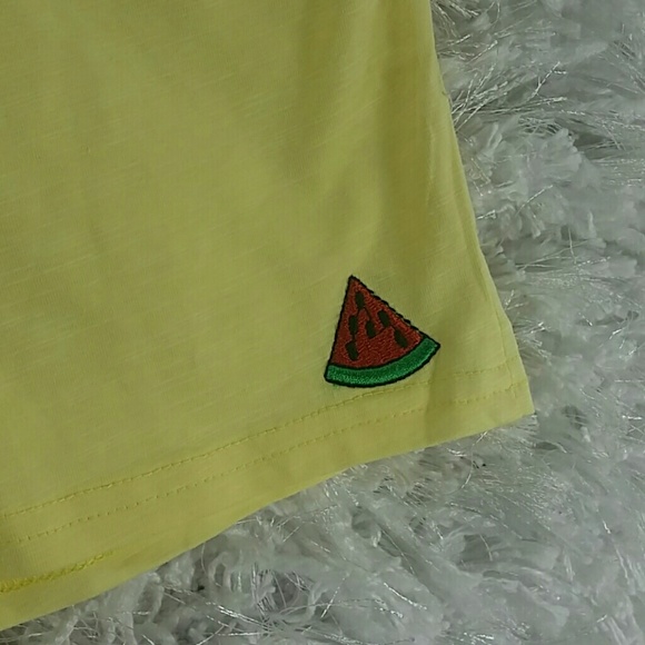 SALE***Pale Yellow watermelon Shorts. Kids   :) - Picture 3 of 4