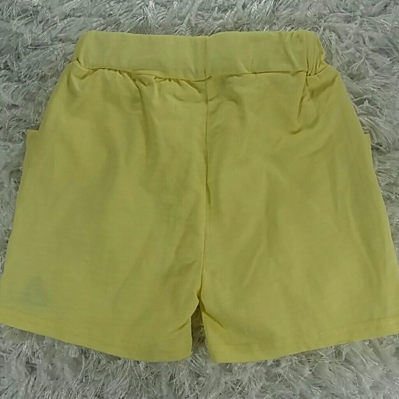 SALE***Pale Yellow watermelon Shorts. Kids   :) - Picture 4 of 4