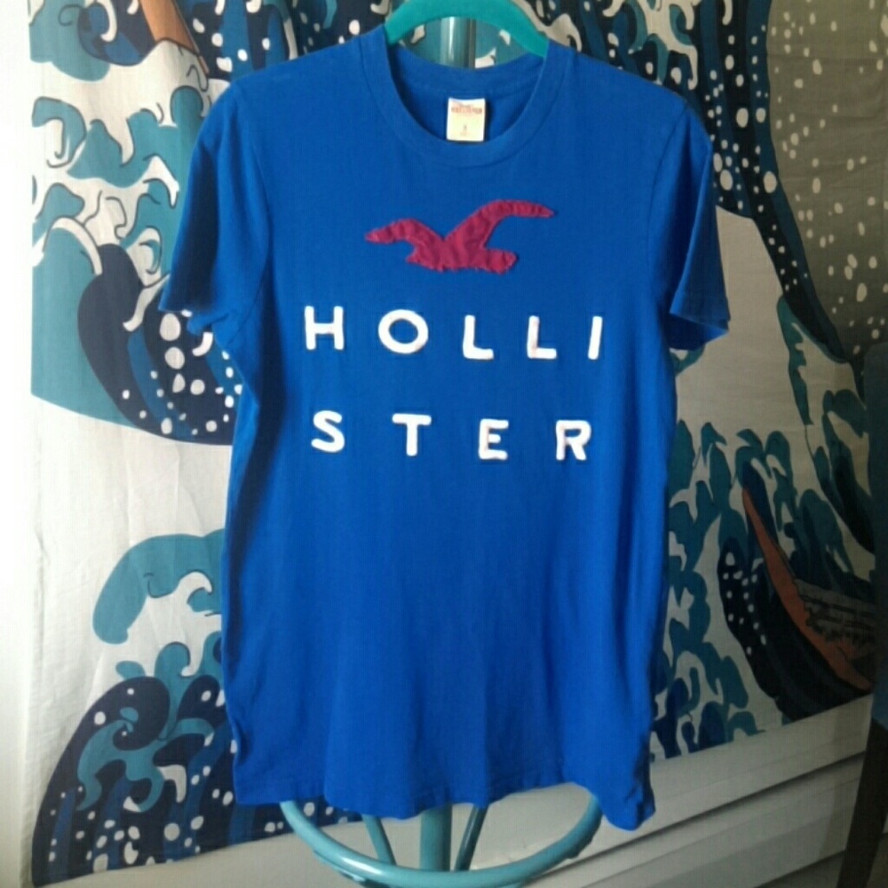 Hollister❗2/$14❗Stitched-Blue