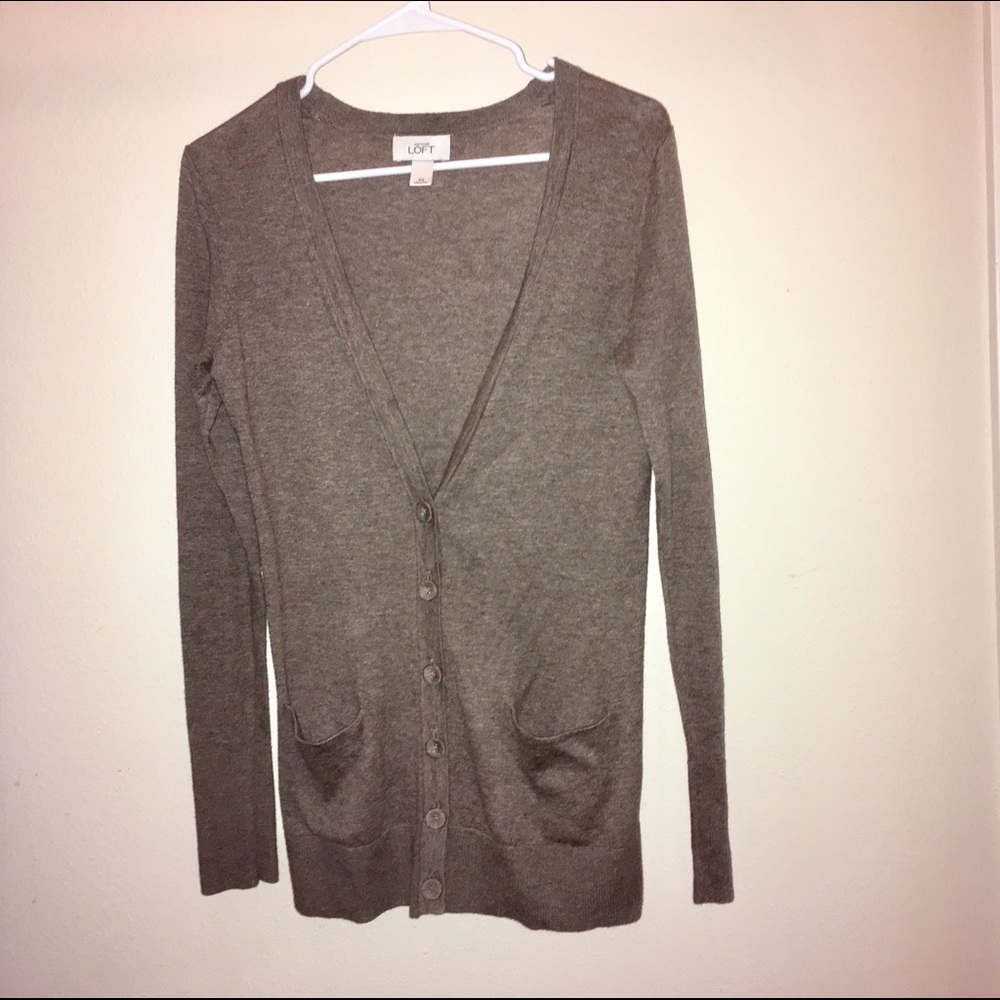Anne Taylor Loft Long Sleeve Cardigan