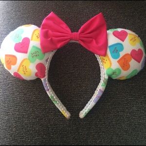 BOGO Candy heart Minnie Mouse ears!