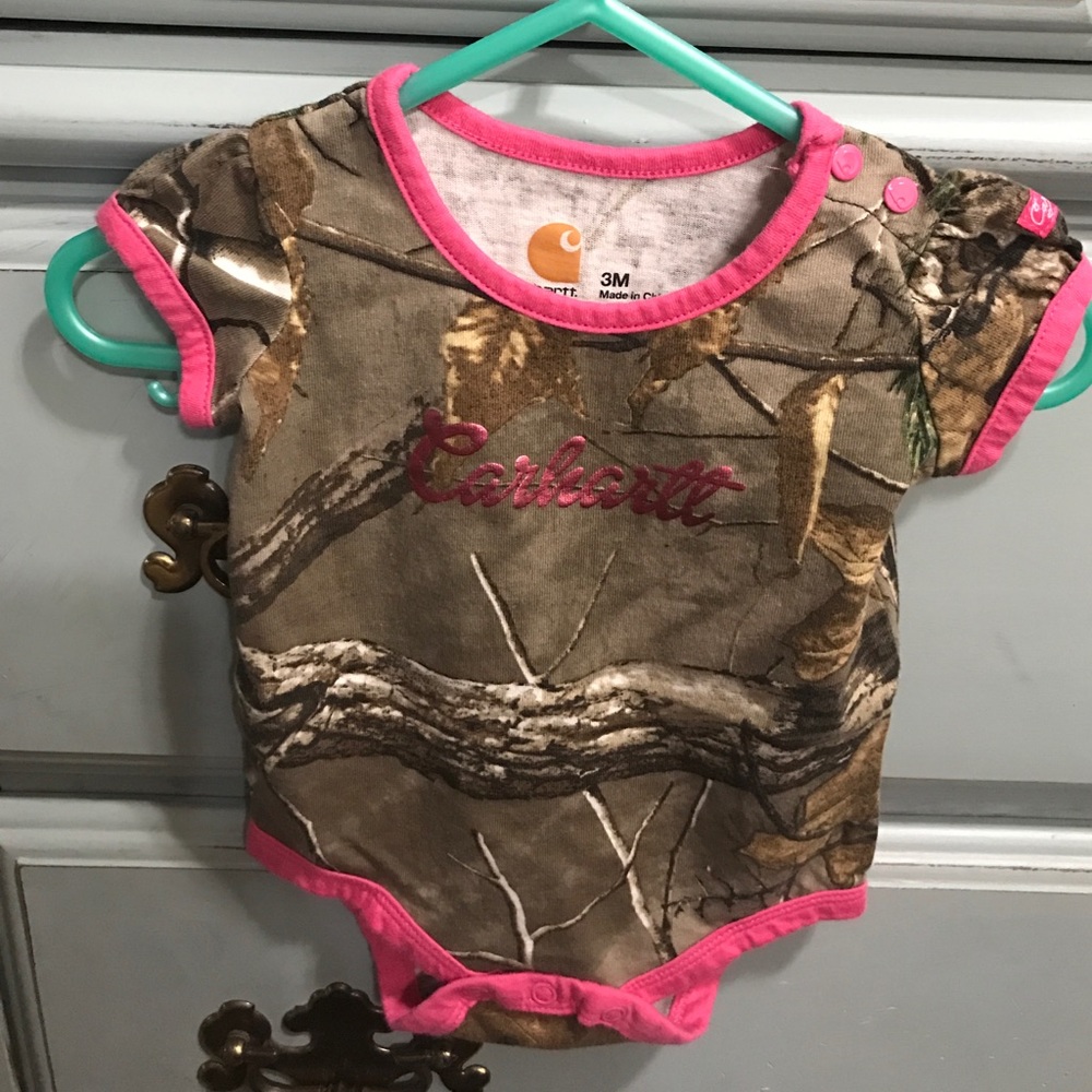 Carhartt girls onesie. 3 months.