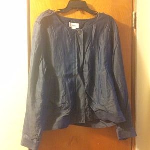 Denim-Look Lightweight Jacket