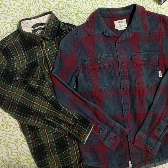 Vans Other - Vans  flannel shirt bundle, boy small