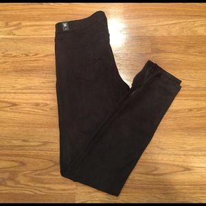 BRAND NEW gray suede A&F pants