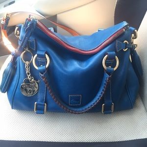 Dooney Bourke Florentine Small Satchel Ocean Blue