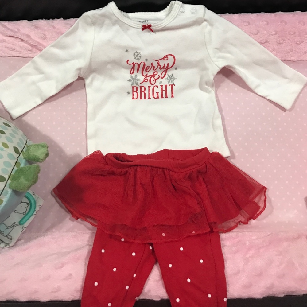 Carters winter/Christmas girls outfit.