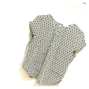 Black and white H&M Blouse