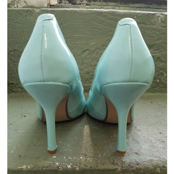 GUESS Mint/Light Green Coral Heels Shoes Sz 8 1/2M - Picture 3 of 4