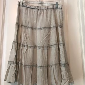 Studio West Boho Washed Denim-look skirt