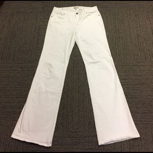 Ladies Cabi cream colored jeans