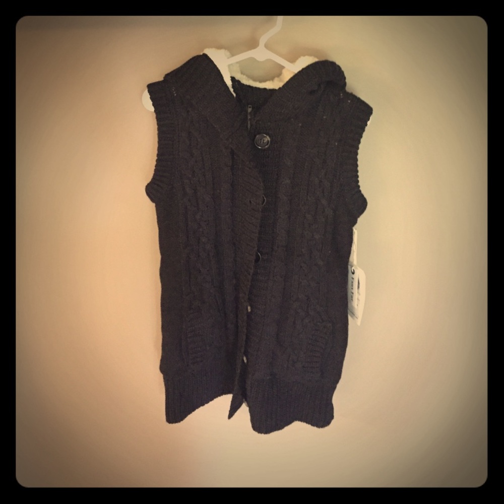 Navy blue vest