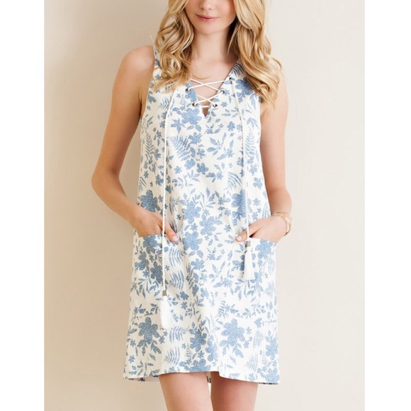 Bare Anthology Dresses & Skirts - Sleeveless Floral Print Dress