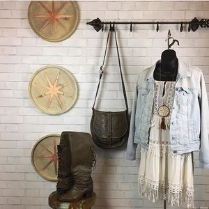 Patricia Nash Large Crossbody Leather Bag