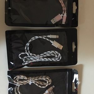 3 BEST quality lighting cables. 3 feet each.