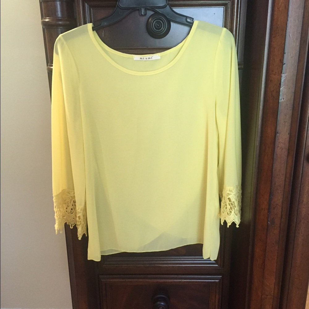 Miami Yellow Blouse