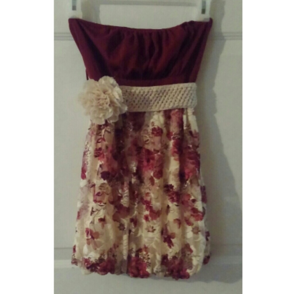 Strapless top