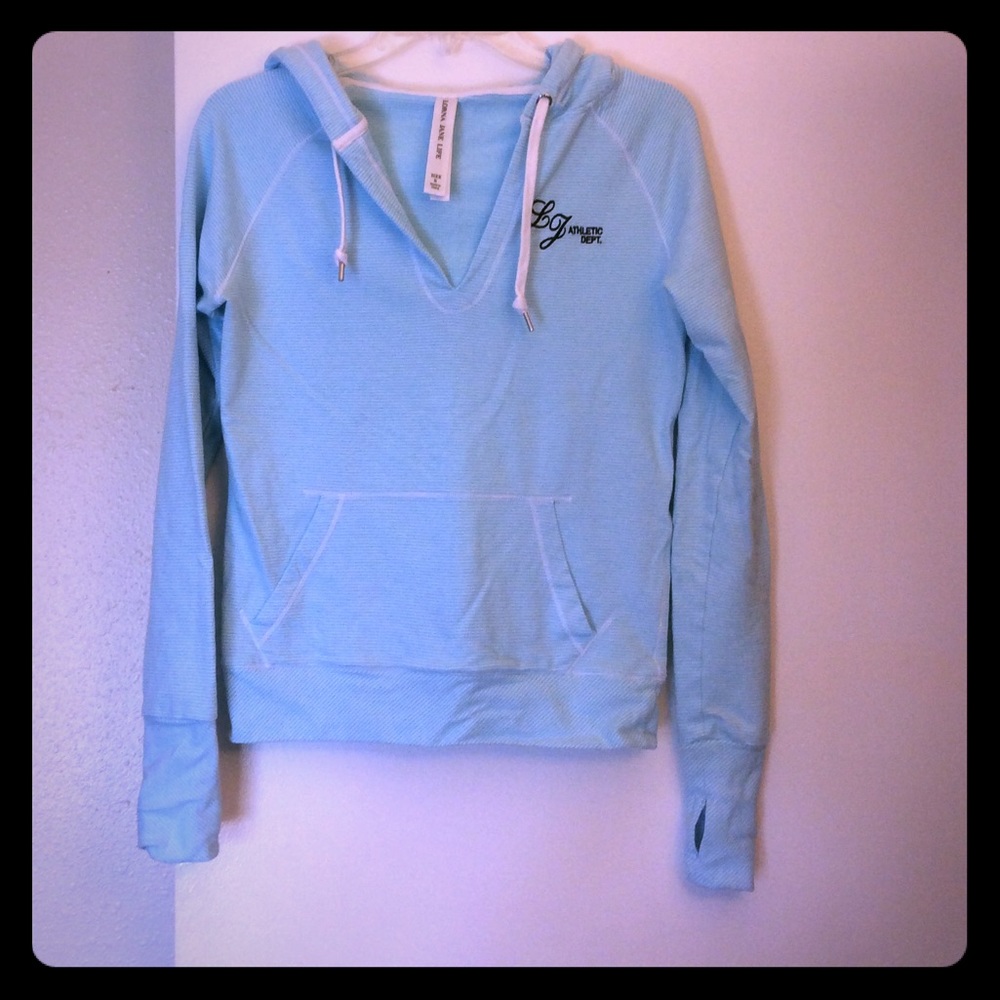 Lorna Jane Hooded Pullover, EUC, Sm