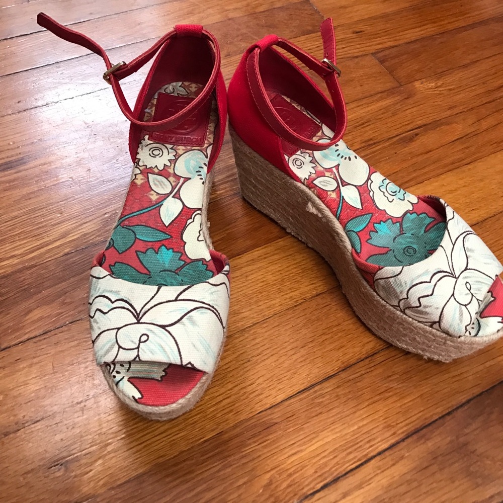 Tory Burch Sherri Espadrilles Size 7
