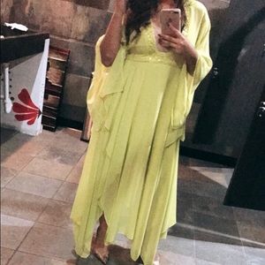 BCBG MaxAzria Kylia Draped Kimono-Sleeve Dress