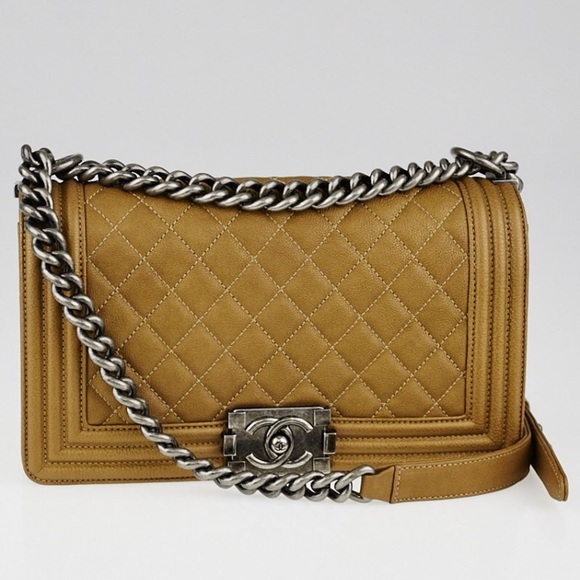 CHANEL Handbags - Auth CHANEL quilted medium boy bag keeping 4 now!
