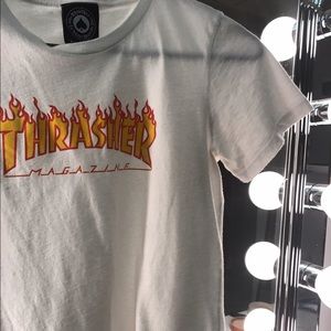 White flame Thrasher Shirt
