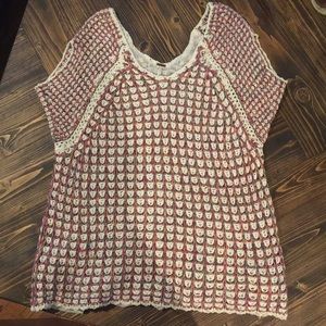Free People crochet tunic