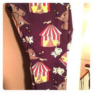 Lularoe TC leggings circus elephants!