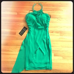 Bebe green dress