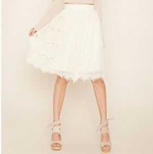 Lace Midi Skirt