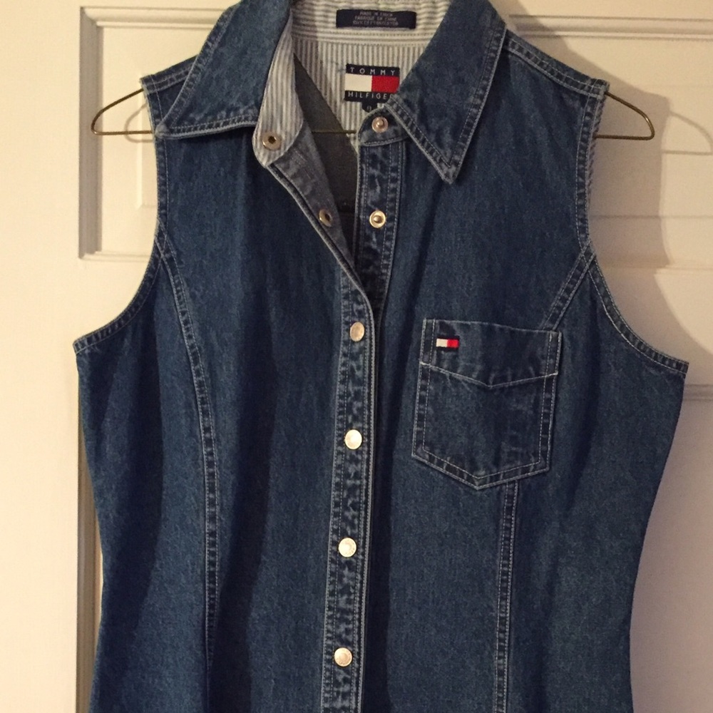NWT Tommy Hilfiger Jean Dress!