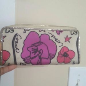 Coach poppy wallet
