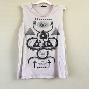 Urban Outfitters graphic muscle tee