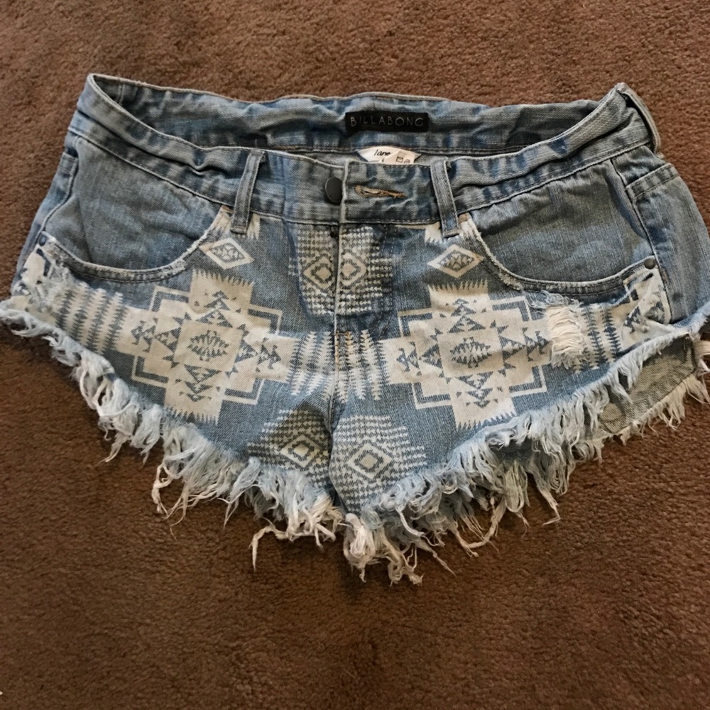 Billabong Jean shorts size 5
