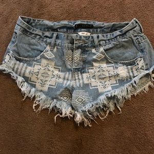 Billabong Jean shorts size 5