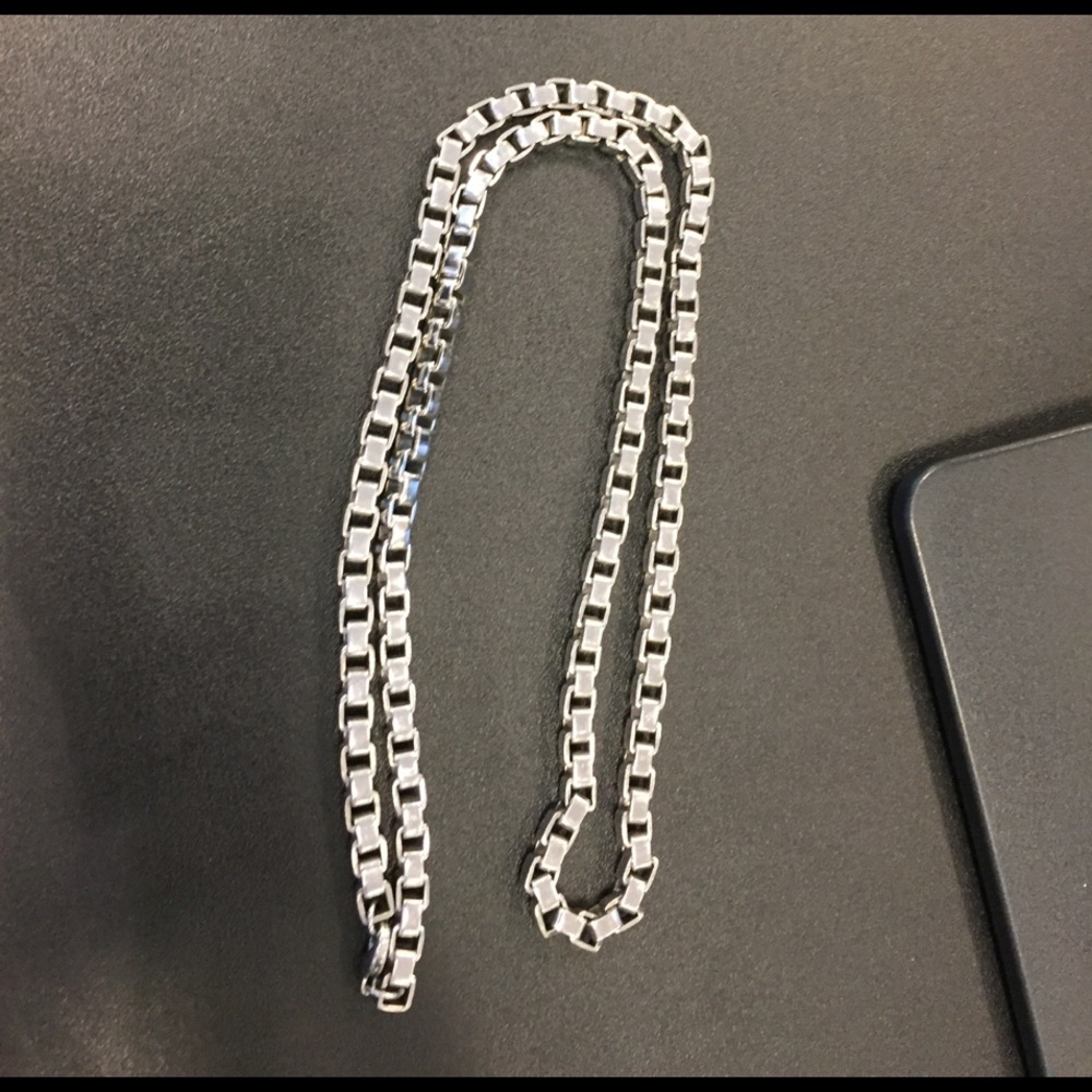 Men's sterling silver chains