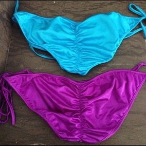 Bathing suit bottoms scrunch butt never worn!