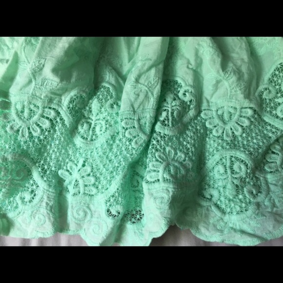 Cute Mint Green Skater Skirt - Picture 2 of 5