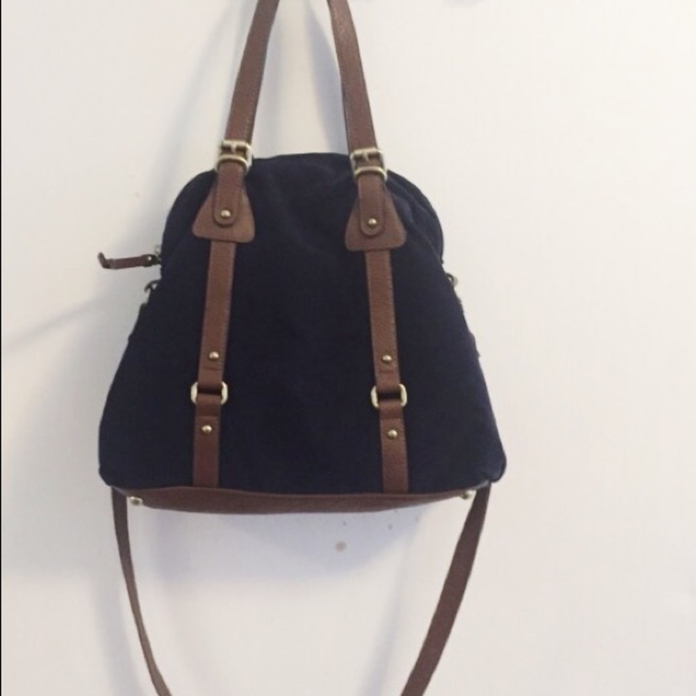 Faux Navy blue Merona purse