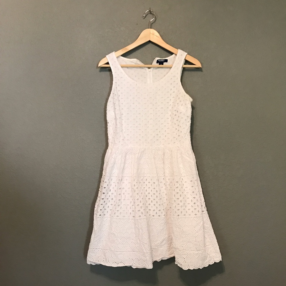 Eyelet lace dress