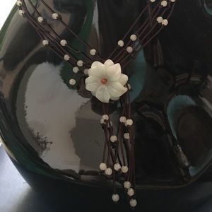 Lovely Chinese Carved Stone Necklace