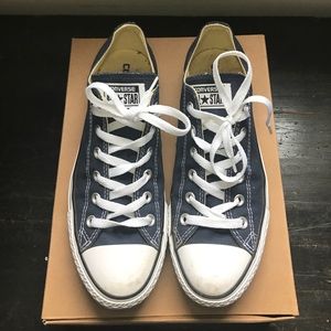 navy converse low-top