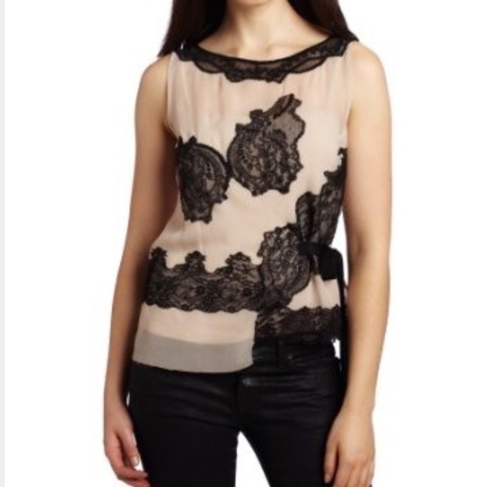 Anthro- Yoana Baraschi Victoire Lace Top - Picture 4 of 5