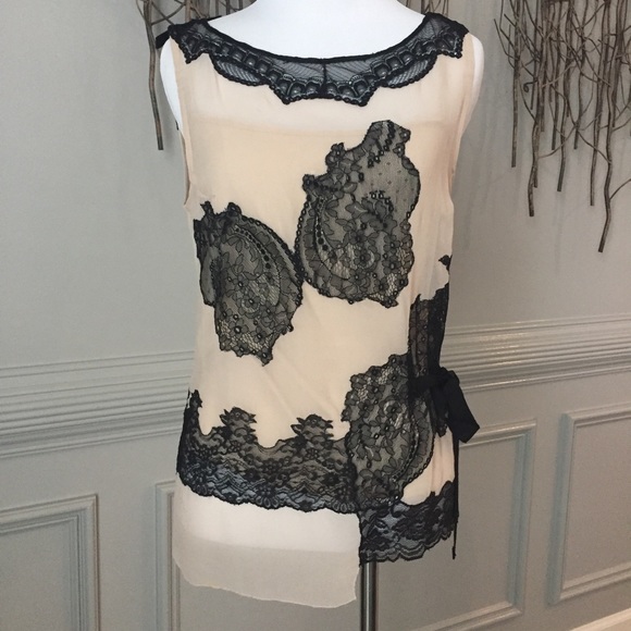 Anthro- Yoana Baraschi Victoire Lace Top - Picture 1 of 5