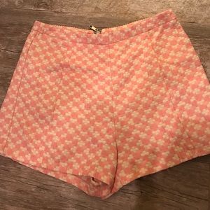 Pink printed shorts