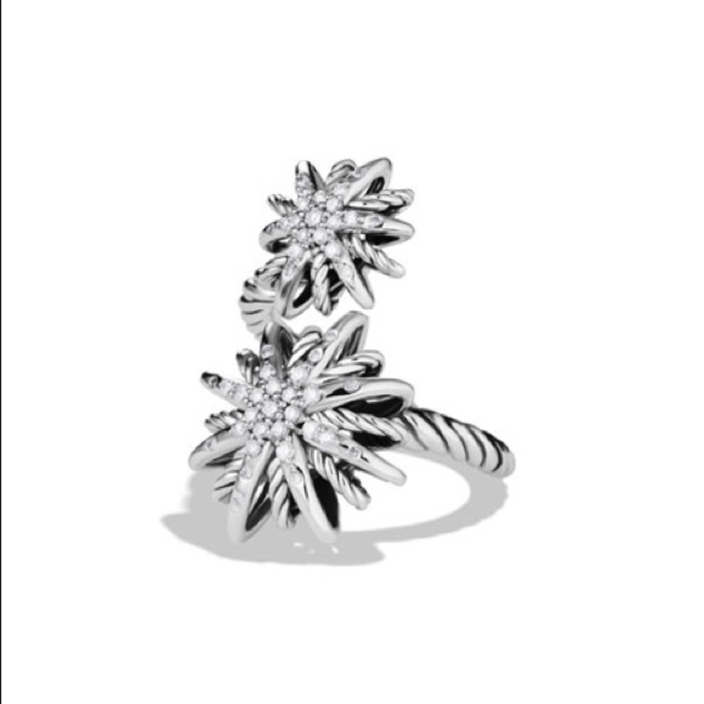 David Yurman Starburst Open Ring with Diamonds