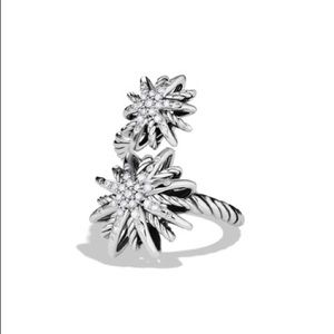 David Yurman Starburst Open Ring with Diamonds