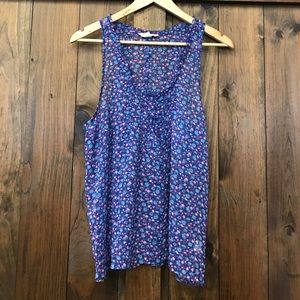American Eagle sheer floral tank