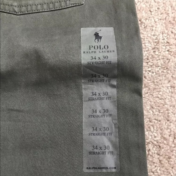 Polo Ralph Lauren Pants Hunter Olive - Picture 3 of 4
